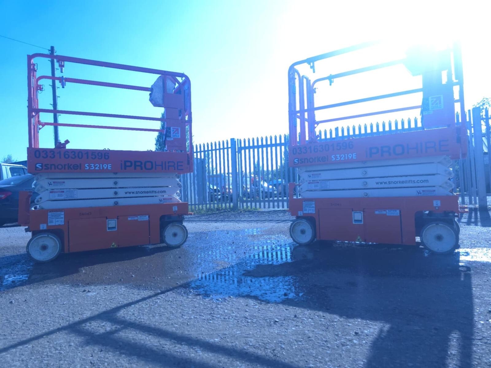 iPro Hire Snorkle scissor lifts