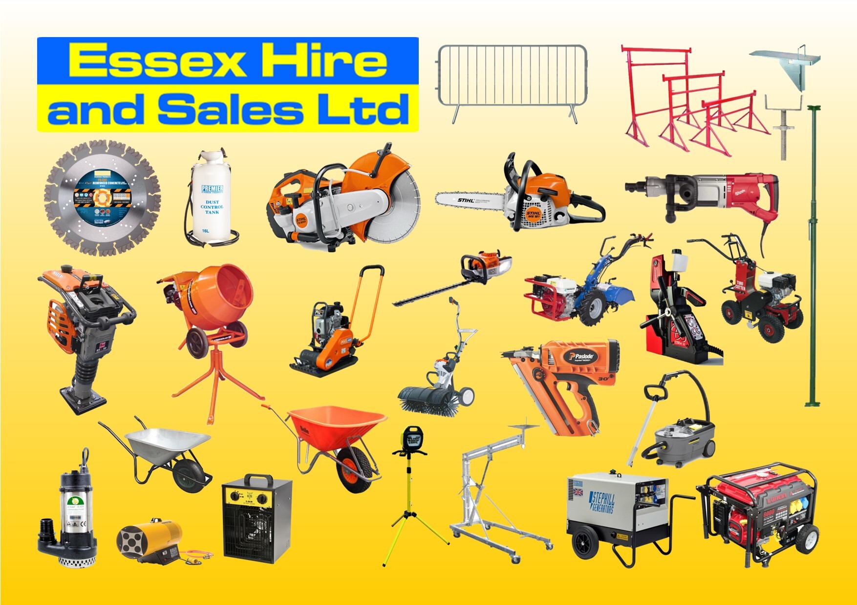 Welcome to Essex Hire & Sales