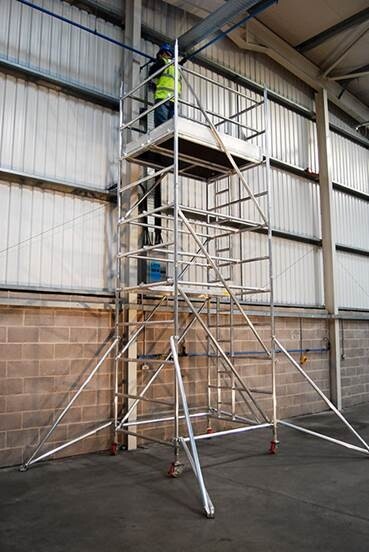 Aluminium Mobile Access Tower - 1.4m Wide x 1.8m Long