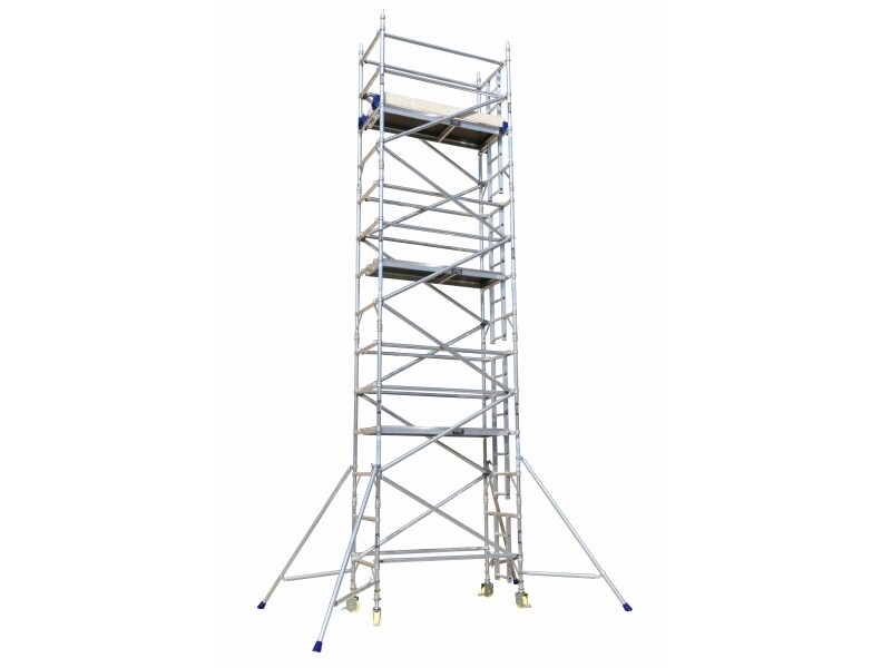 Single Width Aluminium Scaffold Tower (11.2m Platform Height - 13.2 ...