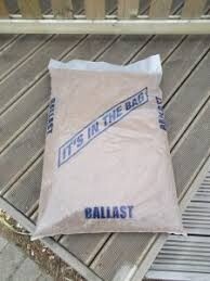 Sand/Ballast 25kg Bag £3.30