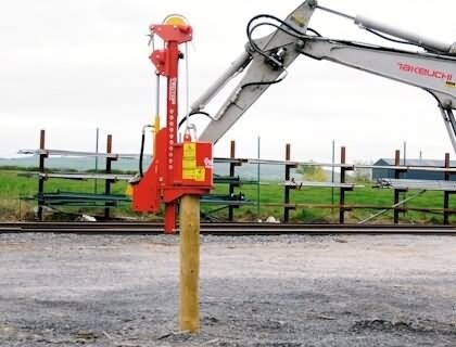 Post Driver Attachment for 1.5 Ton Digger
