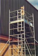 Aluminium Mobile Access Tower - 1.4m Wide x 1.8m or 2.7m Long