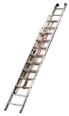 Double 19ft Aluminium Extension Ladder (Rope Operated)