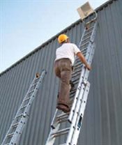 Treble Aluminium Extension Ladders