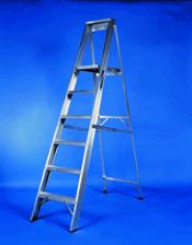 10 Tread Aluminium Platform Step Ladder