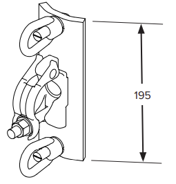 GASS Props - Leg Bracing Coupler c/w nuts & bolts