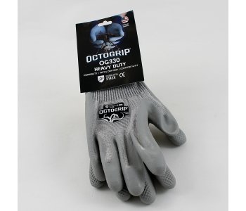 13g Heavy Duty P/C Latex Glove Size M (8)
