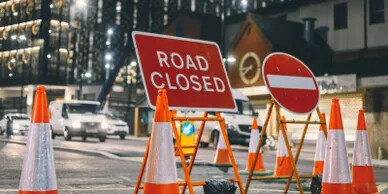 Barriers, Cones and Signs