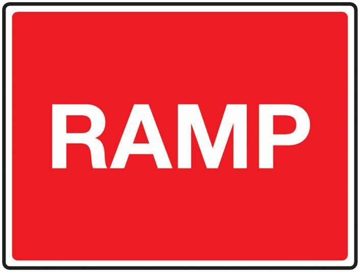 Ramp Road Sign