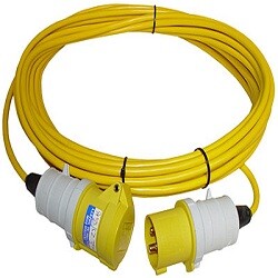Extension Cable 110v 32a 15m Hire