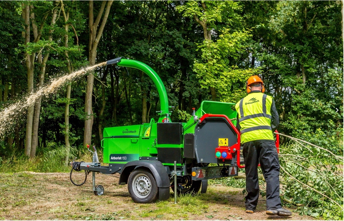 Towable Diesel Chipper