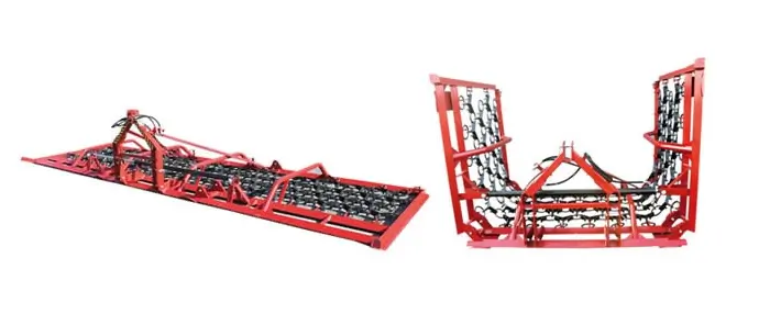 4m Folding chain harrows (with or without seeder)