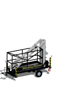 Trailer Mounted Scaffold Tower