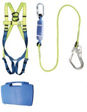 Safety Harness c/w Lanyard 1.75m, Shock Absorber & Scaffold Hook