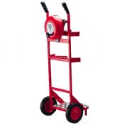 Double Fire Extinguisher Trolley c/w Bell