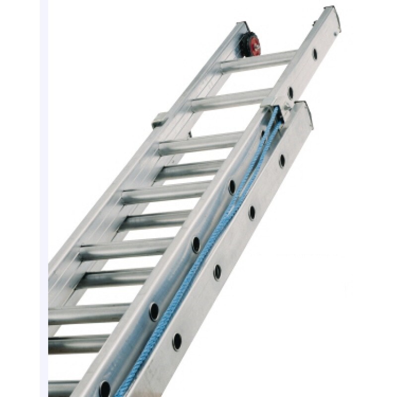 Double 5.5m - 9.75m (18 - 32ft) Aluminium Extension Ladder