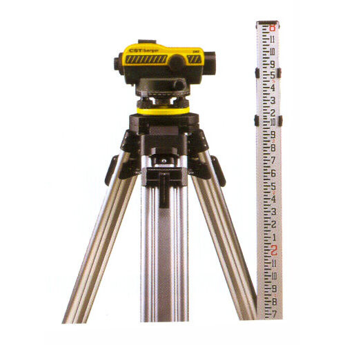 Laser Level – Site With Staff & Tripod
