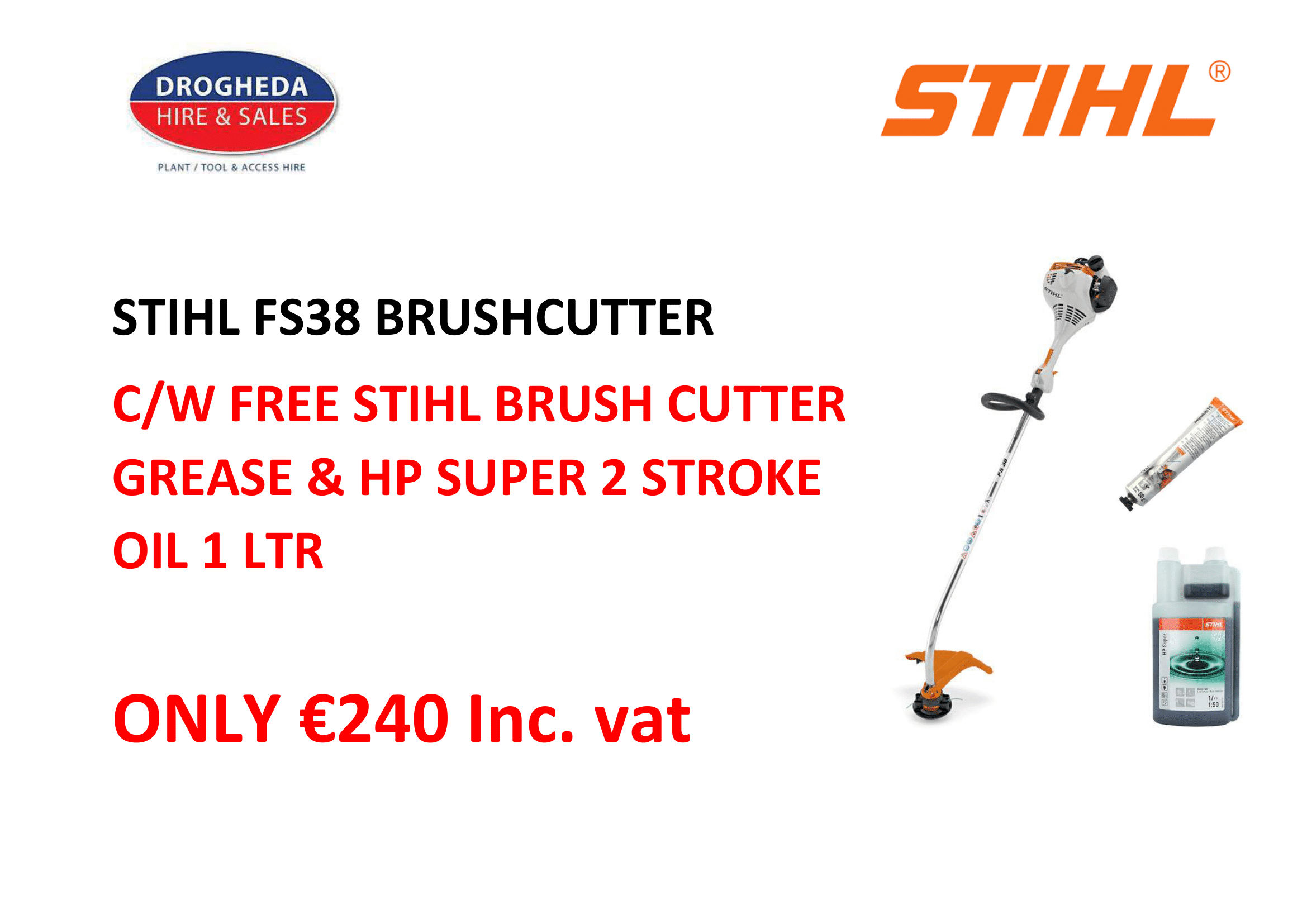 Stihl FS 38 Brushcutter - Lightweight
