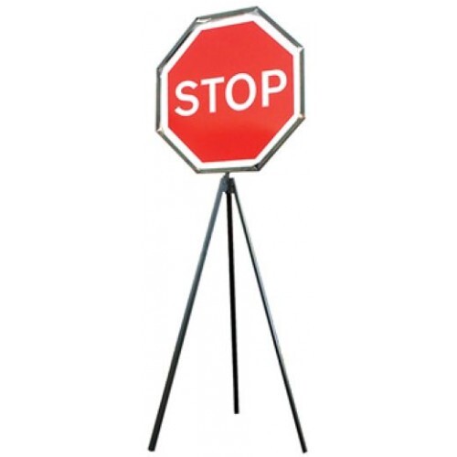 Stop / Go Board Sign with a Folding Tripod Stand