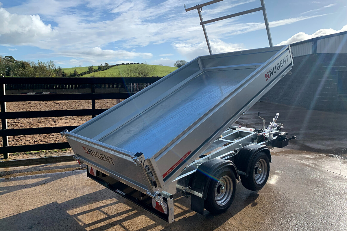 8 x 5 Drop Side Tipping Trailer