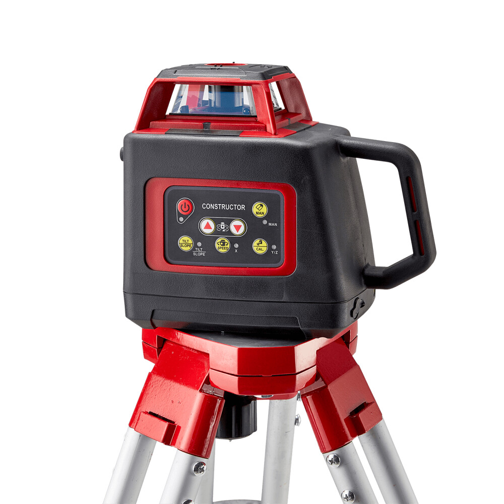Datum Constructor Laser Level includes staff & tripod